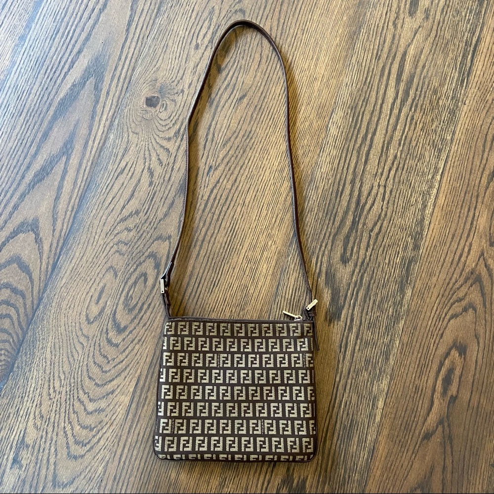 Fendi Zuchinno Pochette Crossbody/Shoulder Bag